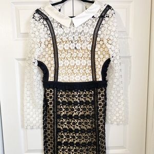 Venus Lace Dress with Cutouts
